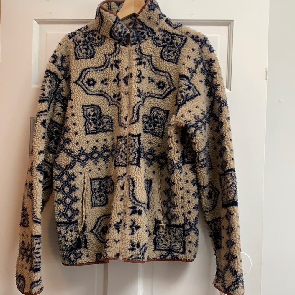 Urban Outfitters Men’s Damask Sherpa Jacket